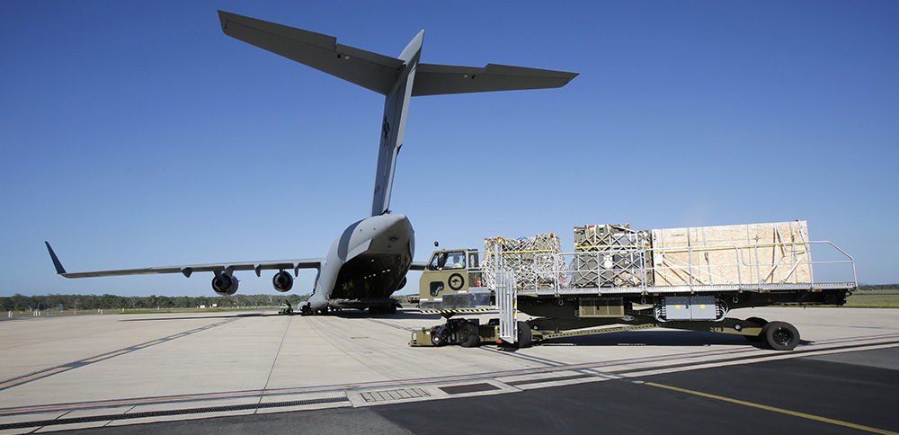 The HTS motor was transported from Germany on a RAAF C-17 Globemaster, arriving at RAAF Base Amberley in February.