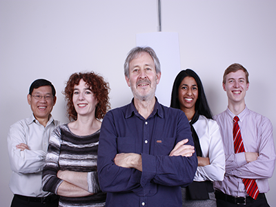 Deanne Bateman (second from the left) with colleagues from DST Edinburgh Site.