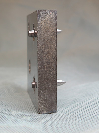 Additive manufactured titanium defeats armour piercing test projectile.