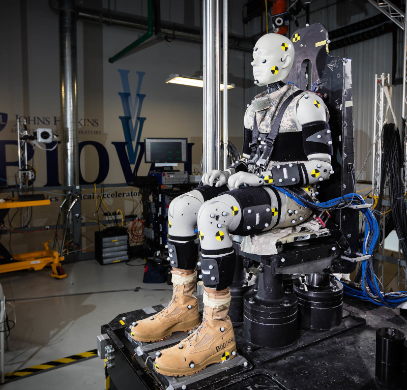 Warrior Injury Assessment Manikin (Credit: Johns Hopkins APL). Warrior Injury Assessment Manikin (Credit: Johns Hopkins APL).