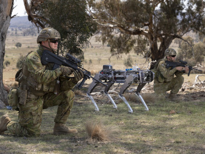 Australian soldiers are exploring the use of robotic and autonomous systems to enhance Army capabilities. Australian soldiers are exploring the use of robotic and autonomous systems to enhance Army capabilities.