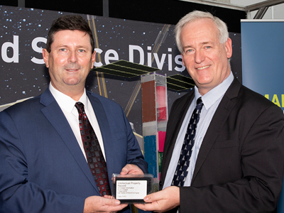 FrazerLab Chief Executive Officer Dr Gordon Frazer and Chief of ISSD Mr Andrew Seedhouse