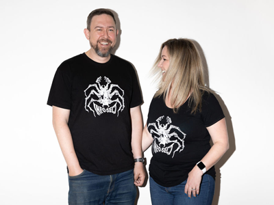 Founders of cyber security business InfoSect, Silvio Cesare and Kylie McDevitt.