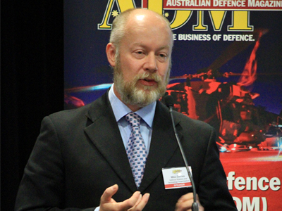 Dr Mike Davies during the ACSC Conference. Dr Mike Davies during the ACSC Conference.