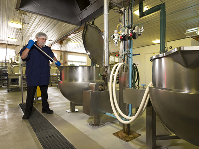 DST Food Production Manager Peter Chick. DST Food Production Manager Peter Chick.