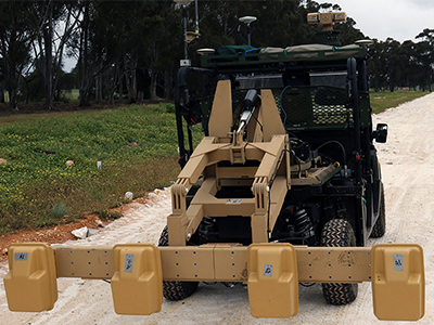 The Polaris vehicle and sensor.