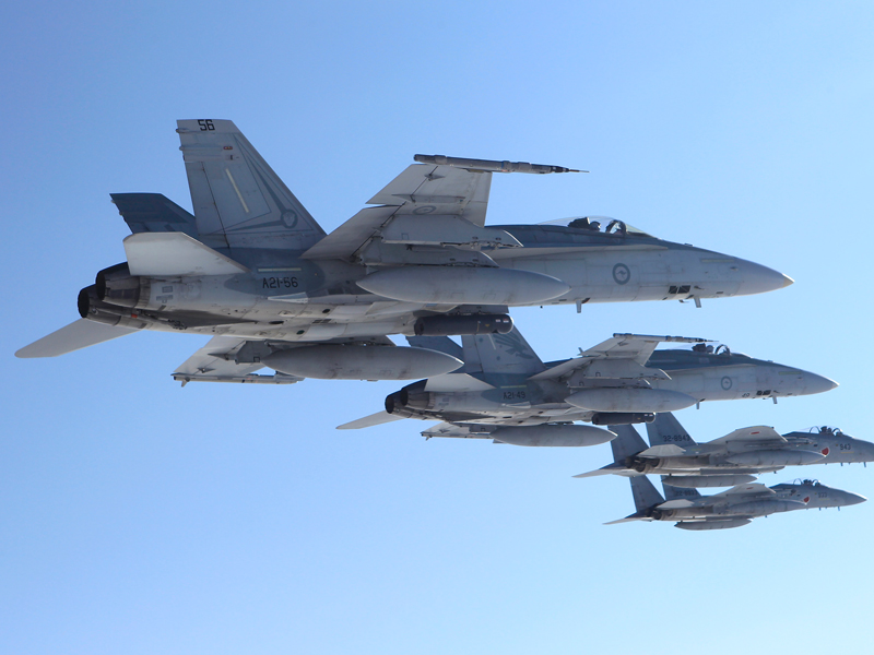 F/A-18 Hornet fighter jets