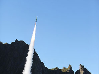 The test hypersonic vehicle is launched from the Andoya Rocket Range in Norway.
