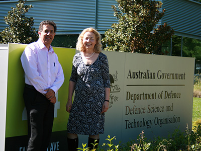 Anne-Marie with Dr Len Sciacca, a former member of the ARC College of Experts. 