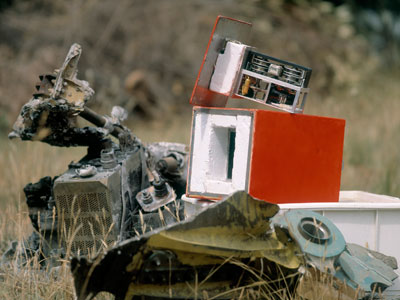 The Black Box Flight Recorder, designed by Dr Dave Warren A picture of the black box flight recorder