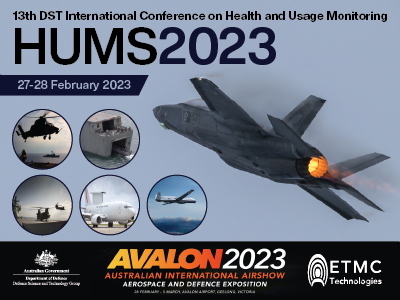 The 13th DST International Conference on Health and Usage Monitoring The 13th DST International Conference on Health and Usage Monitoring