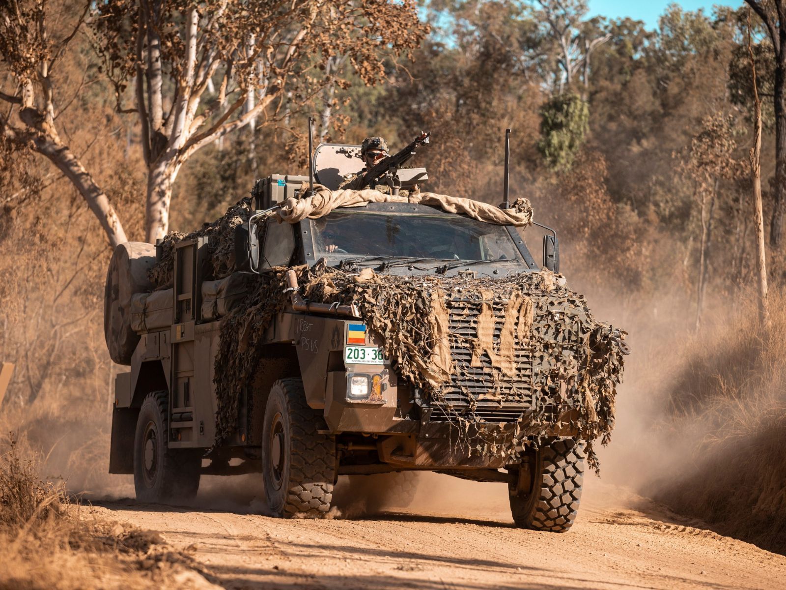 The Bushmaster infantry mobility vehicle is a success story of Australian science and technology innovation with DSTG researchers directly involved in its development since the early 2000s. It was back in 2004 that Dr Stephen Cimpoeru and his team tested and evaluated a range of protective accessories and rapidly introduced them into service on ASLAVs and Bushmaster infantry mobility vehicles. The vehicles continue to play a pivotal part in the Australian Defence Force.
