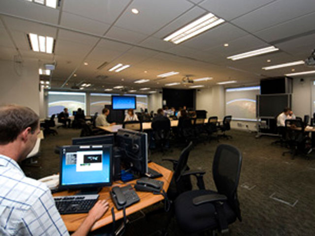 Inside the Joint Decision Support Centre in Canberra The Joint Decision Support Centre in Canberra