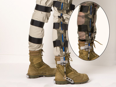 An image of the DST Group Operational Exoskeleton.