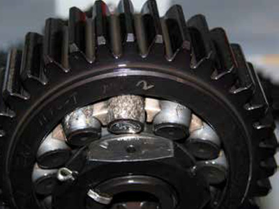 A component of a gearbox.
