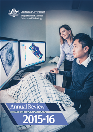 Cover of the DST Group Annual Review 2015-16