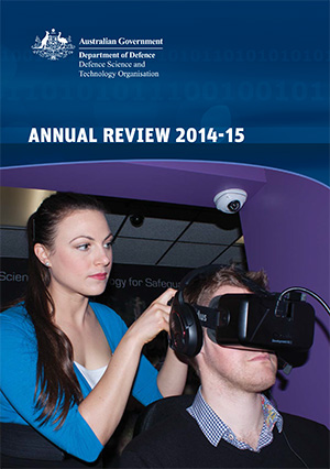 Cover of the DSTO Annual Review 2014-15
