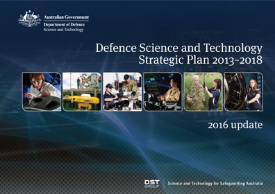 DST Strategic Plan 2013-2018 The cover of the DST Strategic Plan 2013-2018.