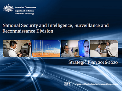 National Security and Intelligence, Surveillance and Reconnaissance Division Strategic Plan 2016-2020 National Security and Intelligence, Surveillance and Reconnaissance Division Strategic Plan 2016-2020
