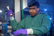 Dr Pravin Rajasekaran, a member of DSTG's biological countermeasures team