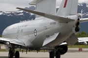 A Wedgetail Airborne Early Warning and Control Aircraft from No. 2 Squadron taxis out from Joint Base Elmendorf-Richardson, during Exercise Red Flag Alaska 12-2.