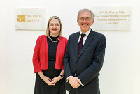 Chief Defence Scientist Professor Tanya Monro with Dr Bryn Hughes, Technical Director, Defence Science and Technology Laboratory, UK Ministry of Defence.