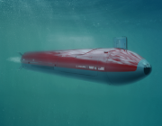 Artistic render of an extra large autonomous undersea vehicle Artistic render of an extra large autonomous undersea vehicle