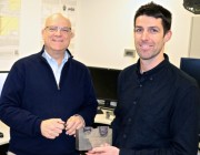 Pictured: Professor Bill Schonberg (Fulbright Distinguished Chair in Advanced Science and Technology) with DST researcher Dr Shannon Ryan. Pictured: Professor Bill Schonberg (Fulbright Distinguished Chair in Advanced Science and Technology) with DST researcher Dr Shannon Ryan.