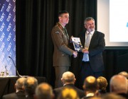 Chief of Army, Lieutenant General Angus Campbell and Chief Defence Scientist, Dr Alex Zelinsky launch the new strategy during Future Land Force Conference 2016.