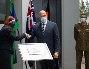 The honourable Peter Dutton, Minister for Defence officially opens the Australian Hypersonic Research Precinct with Chief Defence Scientist Tanya Monro.
