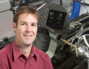 Repair being conducted on a C-130J shelf bracket with Kevin Walker, pictured inset. Repair being conducted on a C-130J shelf bracket with Kevin Walker, pictured inset.