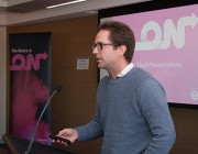 Dr Jonathan Boan from DST presenting for the LASAGNE Applications team
