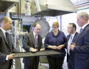(L-R) Dr Nick Beagley, Research Leader Land Human Systems, Ross Coad, Acting Group Leader - Food & Nutrition, Senator the Hon Marise Payne, Minister for Defence, Andrew Nikolic, Member for Bass, and Senator the Hon Richard Colbeck, Minister for Tourism and International Education and Minister Assisting the Minister for Trade and Investment, at the DST Site in Scottsdale TAS. (L-R) Dr Nick Beagley, Research Leader Land Human Systems, Ross Coad, Acting Group Leader - Food & Nutrition, Senator the Hon Marise Payne, Minister for Defence, Andrew Nikolic, Member for Bass, and Senator the Hon Richard Colbeck, Minister for Tourism and International Education and Minister Assisting the Minister for Trade and Investment, at the DST Site in Scottsdale TAS.