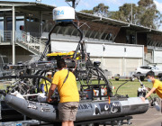 The University of Singapore's Bumblebee Autonomous System's team took out second place in the RobotX challenge.