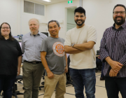 The first rigorous try-out of the new Sensor & Trials Facility (STF) was an integrated sensing activity called Salus. Thirty staff from multiple divisions participated in Salus. Group of scientists in a Sensor & Trials Facility