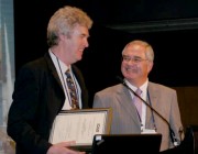 DSTO's Dr Allan Paull receives the von Karman Award for International Co-operation in Aeronautics.