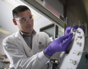 Dr Craig Brinkworth working with samples in the lab Dr Craig Brinkworth working with samples in the lab