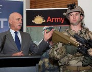 A photograph Minister for Defence Science and Personnel, Warren Snowdon launching the Diggerworks study.