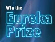 'Win the Eureka Prize' text