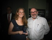 Victoria Pit and Robert Peile received the award on behalf of DST Group.