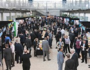 A crowd of representatives from Defence, industry and academia at DSTO Edinburgh for Partnerships Week 2015.