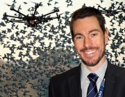 Defence researcher Robert Hunjet is helping to create flocks of high-tech, emergent courier pigeons.
