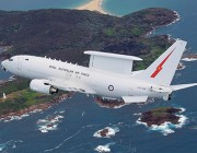 Air to Air with the Boeing 737 Airborne Early Warning and Control (AWE&C) Wedgetail aircraft over Newcastle and Port Stephens region.