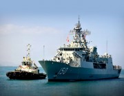Maritime Division aspires to be integral to the evolution of Navy, the partner of choice in the acquisition of maritime capabilities and recognised as world leading in niche areas of maritime S&T. Picture of a RAN frigate utilising the latest naval technology.