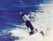 Ikara guided missile A photograph of the Ikara guided missile being launched from a ship