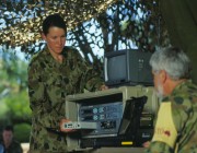 The theatre broadcasting system at RAAF Base in Edinburgh