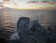 The bow of HMAS Arunta.