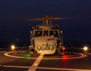 HMAS Darwin's Seahawk Helicopter