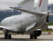 A Wedgetail Airborne Early Warning and Control Aircraft from No. 2 Squadron taxis out from Joint Base Elmendorf-Richardson, during Exercise Red Flag Alaska 12-2.