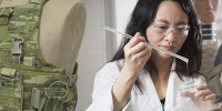 Jie Ding examines electrolyte material that can function as both battery component and body armour.